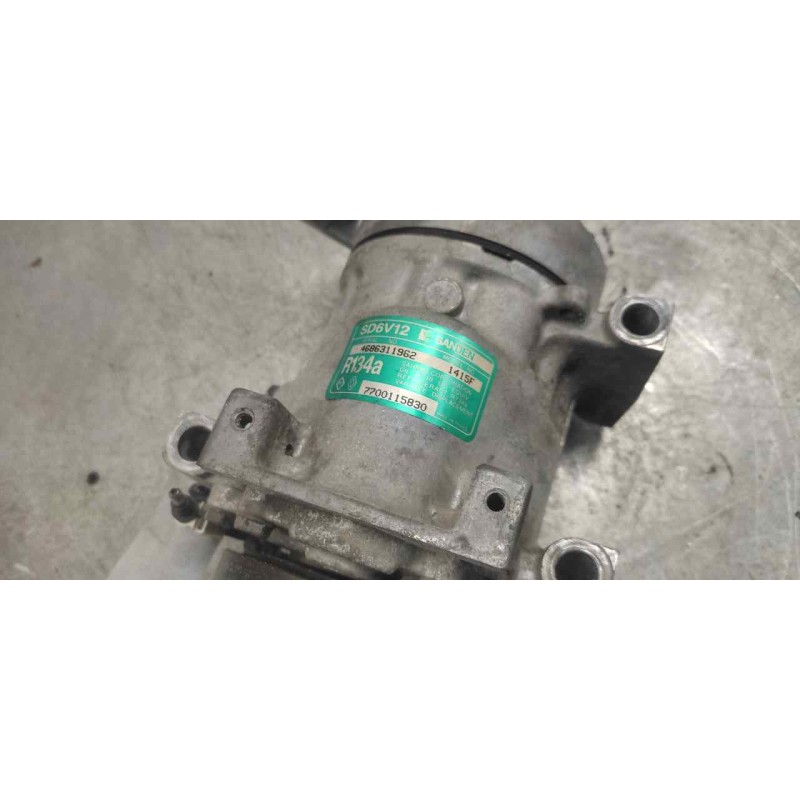 Recambio de compresor aire acondicionado para renault clio ii fase i (b/cbo) 1.2 referencia OEM IAM 7700115830 SANDEN 4