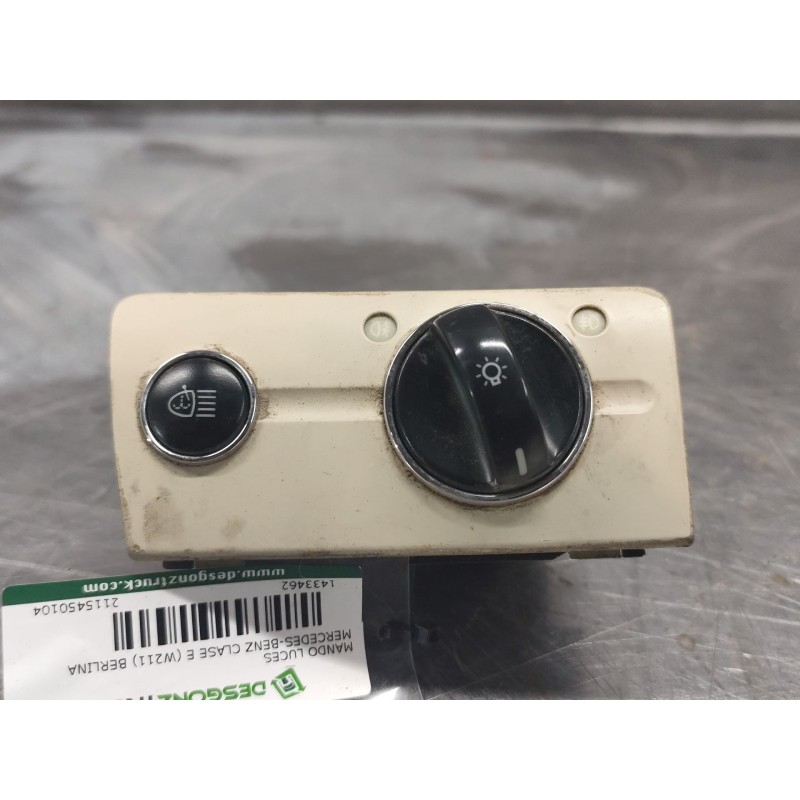 Recambio de mando luces para mercedes-benz clase e (w211) berlina e 320 cdi (211.026) referencia OEM IAM 2115450104  
