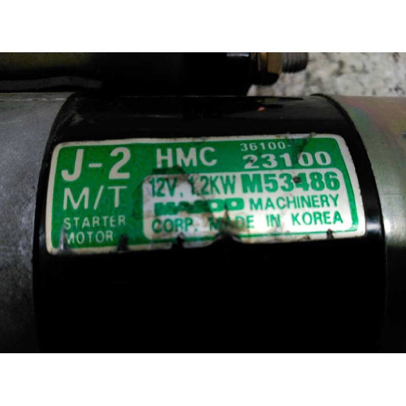 Recambio de motor arranque para hyundai coupe (rd) 2.0 fx referencia OEM IAM M53486 23100 4