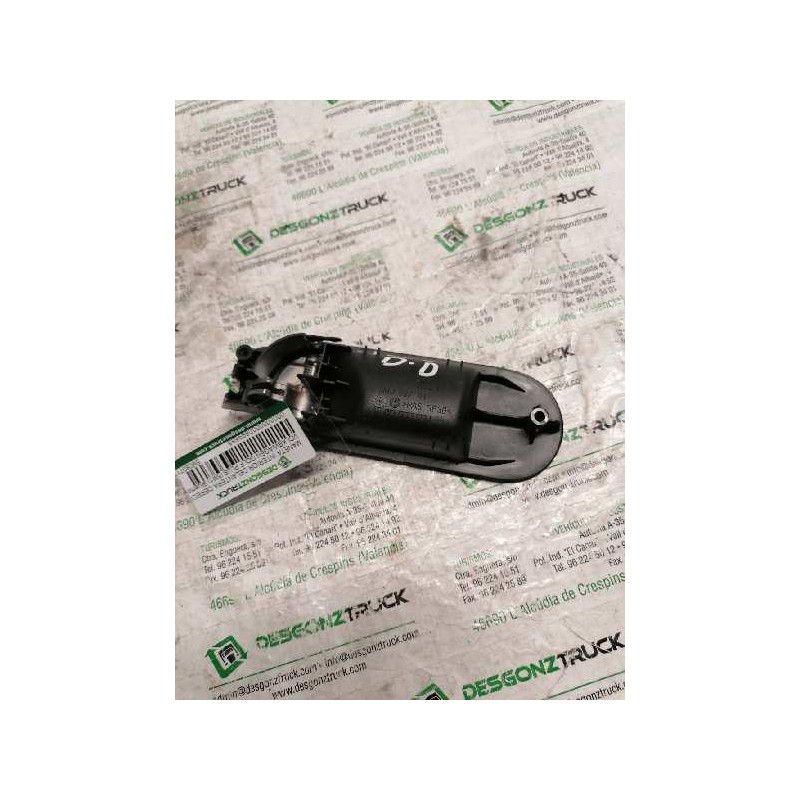 Recambio de maneta interior delantera derecha para volkswagen golf plus (5m1) bluemotion edition referencia OEM IAM 5M0837114 - Negro 2