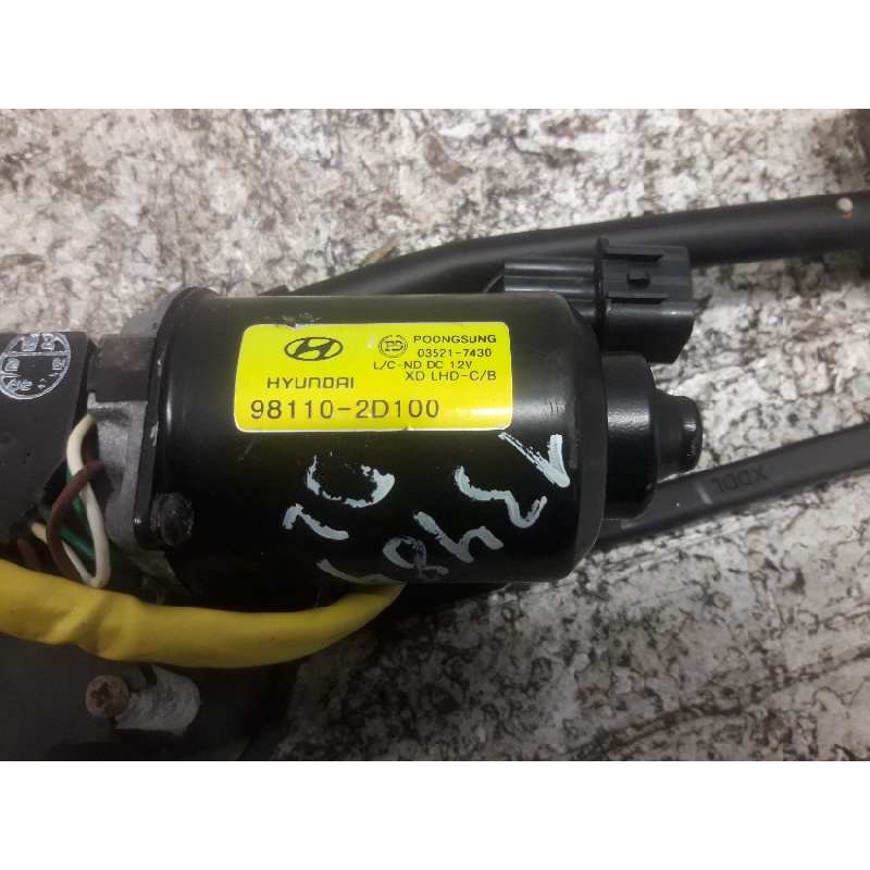 Recambio de motor limpia delantero para hyundai elantra referencia OEM IAM 981102D100 035217430 5 PINS - Azul 2