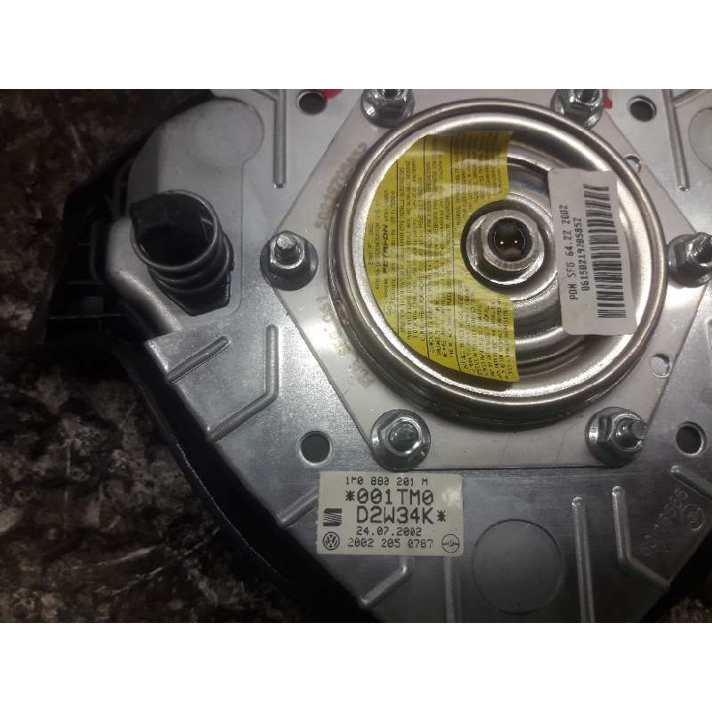 Recambio de airbag delantero izquierdo para seat toledo (1m2) signo referencia OEM IAM 1M0880201M 20022050787 - Rojo 3