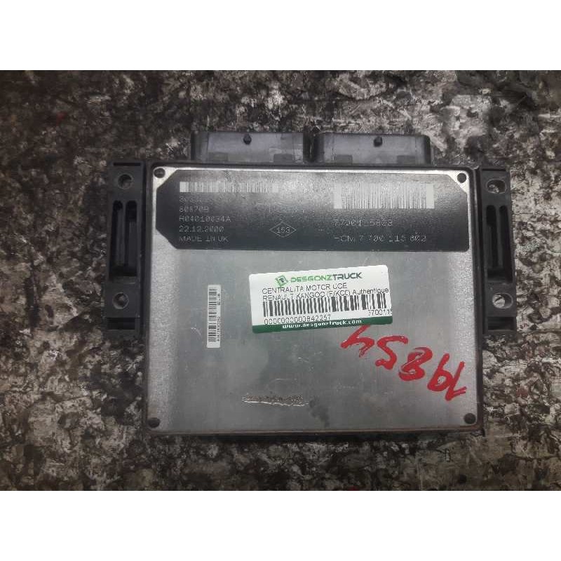 Recambio de centralita motor uce para renault kangoo (f/kc0) authentique referencia OEM IAM 7700115803 7700115802 R04010034A