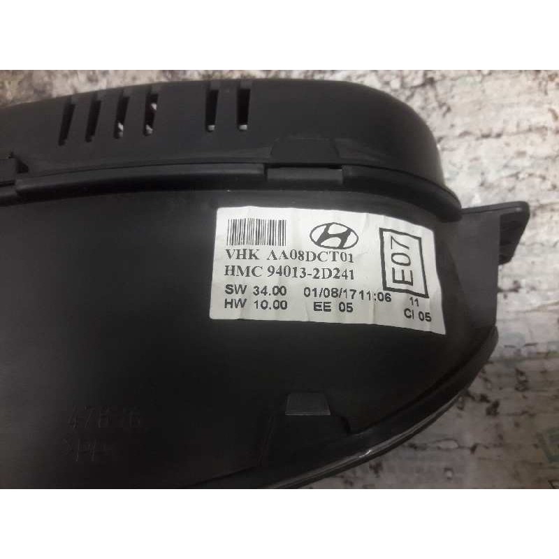 Recambio de cuadro instrumentos para hyundai elantra referencia OEM IAM 940132D241 AA08DCT01 16/20 PINS - Azul 2