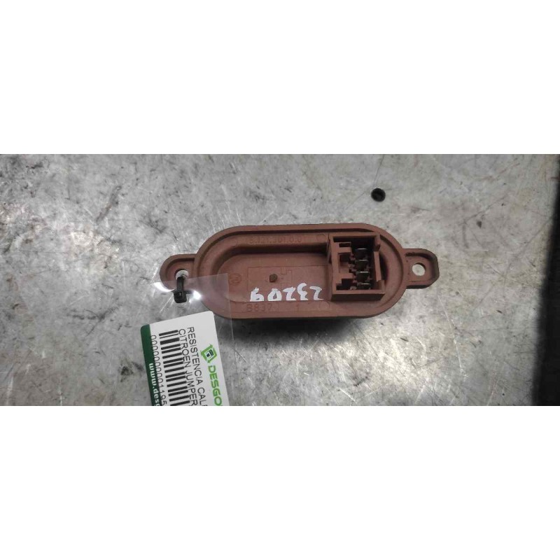Recambio de resistencia calefaccion para citroën jumper combi (1) 2.5 tdi referencia OEM IAM 512130100 B837 4 PINS