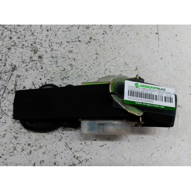 Recambio de cinturon seguridad delantero derecho para daewoo matiz cd referencia OEM IAM - Azul 2