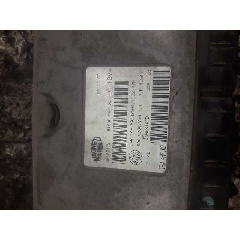Recambio de centralita motor uce para fiat seicento (187) referencia OEM IAM 55187372 6160062705F - Blanco 2
