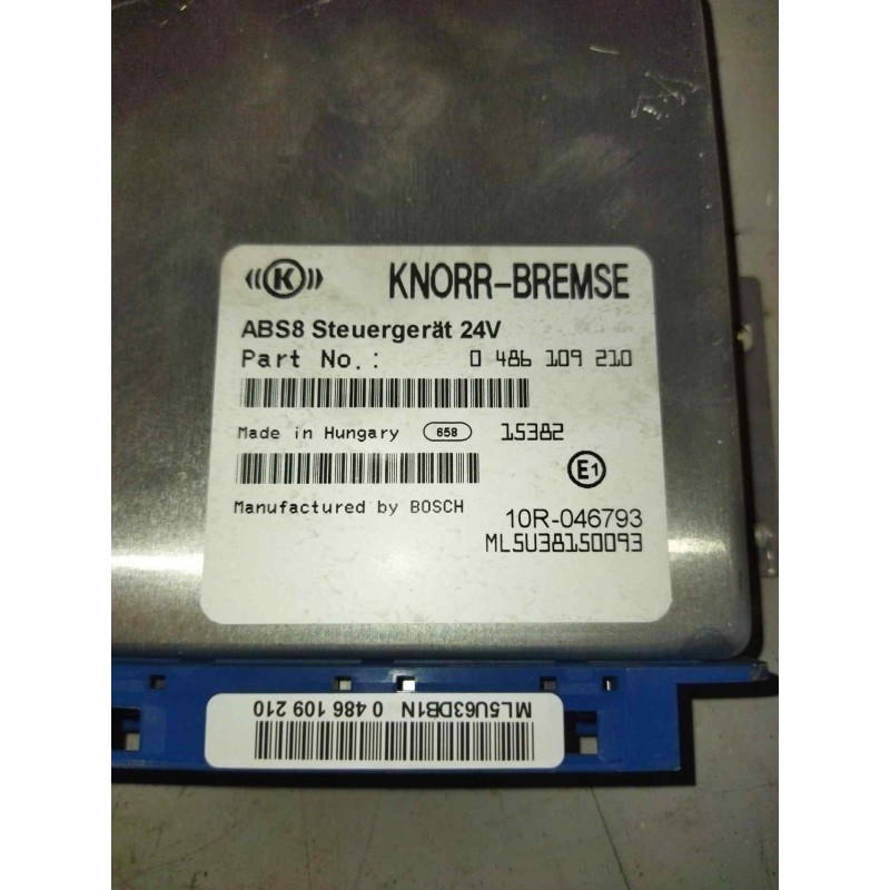 Recambio de modulo electronico para renault serie d referencia OEM IAM 0486109210 ML5U8150093 CENTRALITA ABS - Blanco 2
