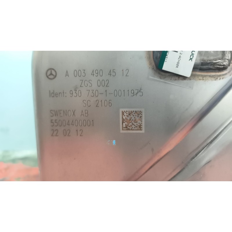 Recambio de catalizador para mercedes-benz actros bm 963.450 2-achser 1845 4x2 fahrgestell l bigspace referencia OEM IAM A003490 2