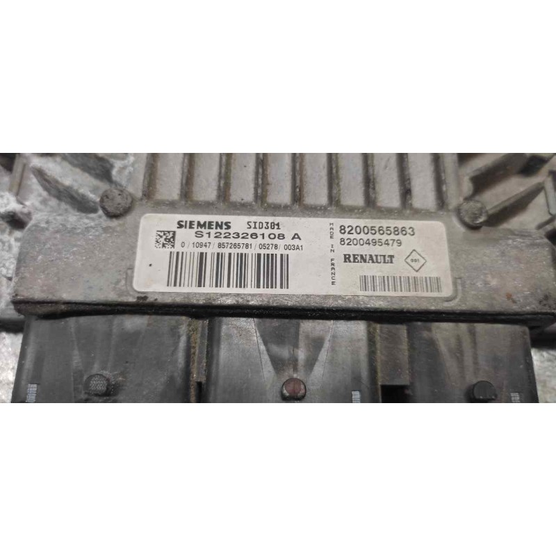 Recambio de centralita motor uce para renault megane ii berlina 5p authentique referencia OEM IAM 8200565863 8200495479 S1223261 - Negro 2