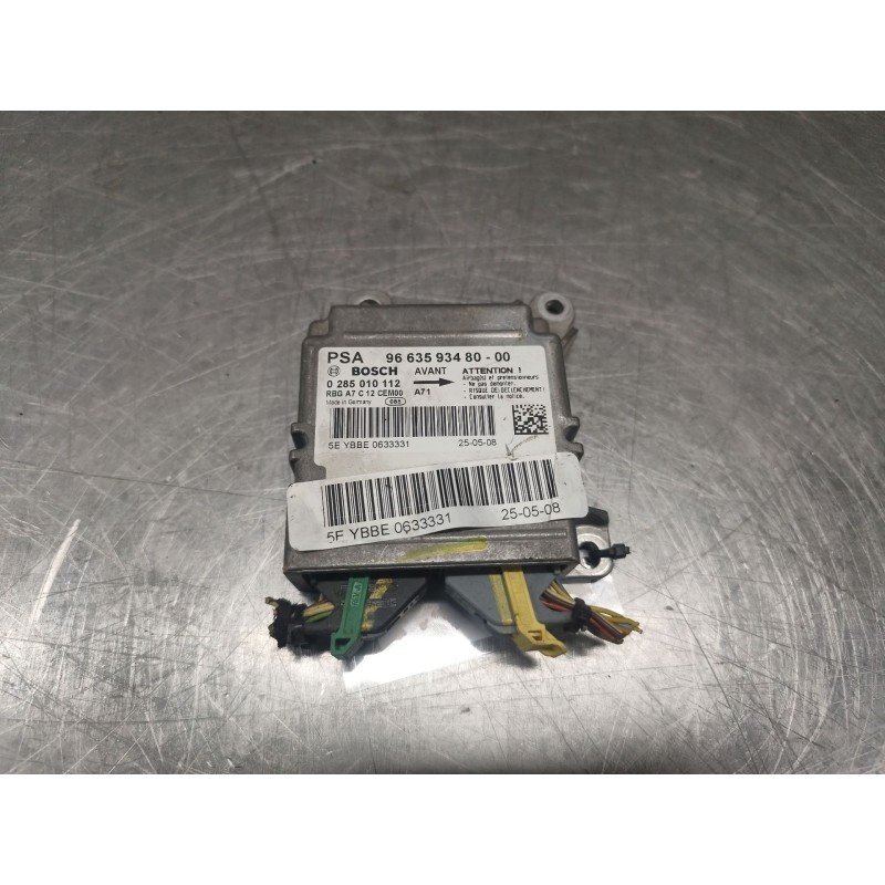 Recambio de centralita airbag para peugeot 207 sw confort referencia OEM IAM 966359348000  