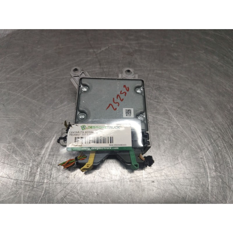 Recambio de centralita airbag para peugeot 207 sw confort referencia OEM IAM 966359348000 - Blanco 2