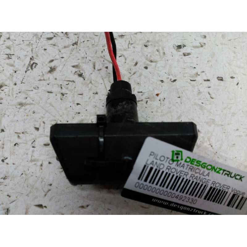 Recambio de piloto matricula para land rover range rover vogue turbo diesel referencia OEM IAM 2