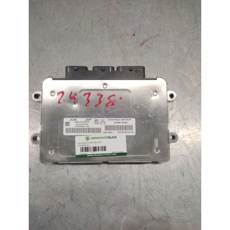 Recambio de centralita motor uce para citroën c3 1.1 furio referencia OEM IAM 9661700480  9651696680