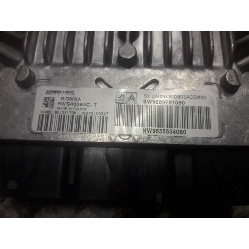 Recambio de centralita motor uce para peugeot 407 st sport referencia OEM IAM 9660781080 9655534080 5WS40264CT - Blanco 2