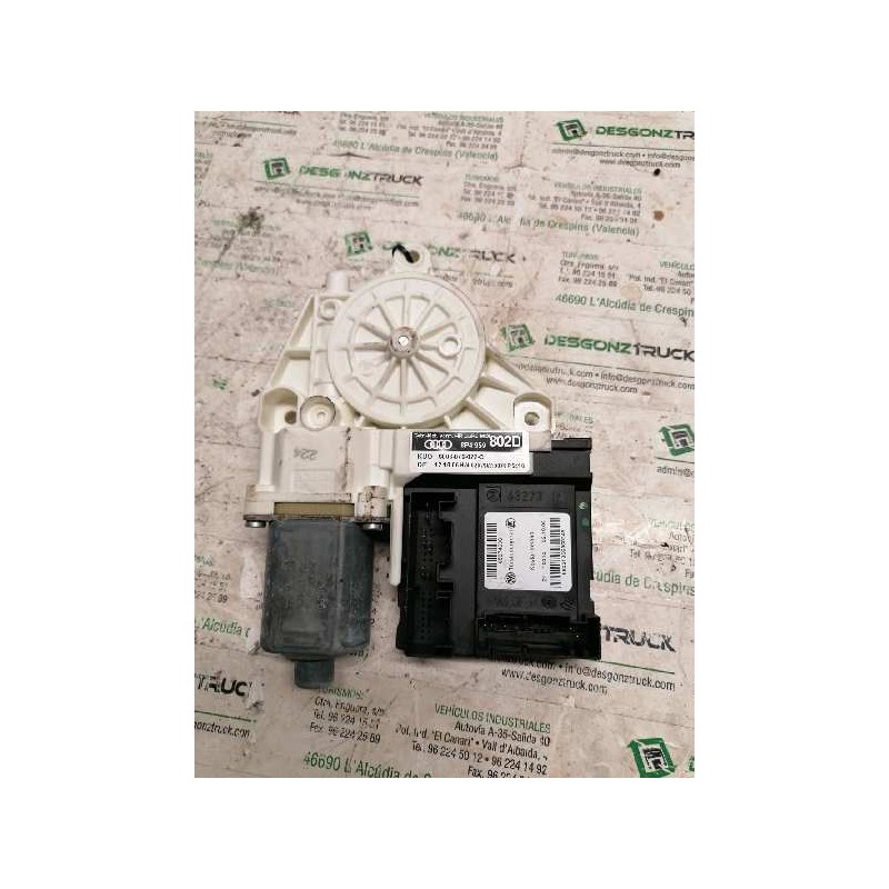 Recambio de motor elevalunas trasero derecho para audi a3 (8p) 1.9 tdi referencia OEM IAM 8P4959802D 0130822263 - Negro 2