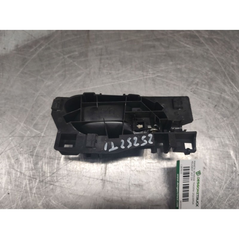 Recambio de maneta interior trasera izquierda para peugeot 207 sw confort referencia OEM IAM 96555518VD - Blanco 3