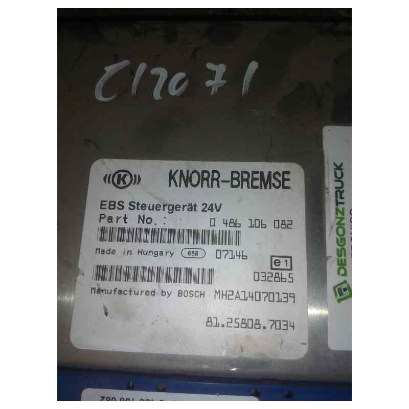 Recambio de modulo electronico para man tg - a 18.480 fg / bb (e3/e4) xl referencia OEM IAM 81258087034 0486106082 CENTRALITA EB - Blanco 3