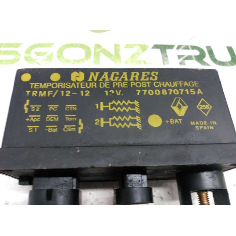 Recambio de caja precalentamiento para renault megane i berlina hatchback (ba0) 1.9 diesel referencia OEM IAM 7700870715A 2