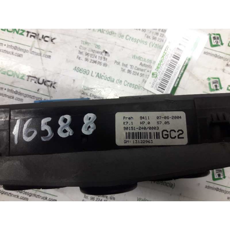 Recambio de mando calefaccion / aire acondicionado para opel astra h berlina cosmo referencia OEM IAM 901512400003 - Gris 3
