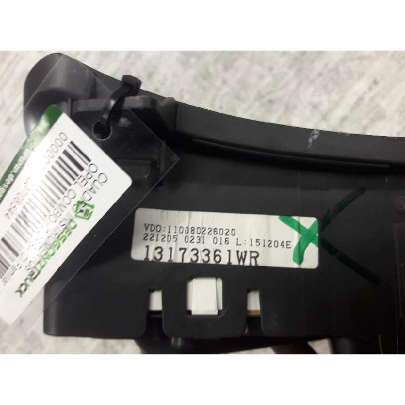 Recambio de cuadro instrumentos para opel combo (corsa c) familiar referencia OEM IAM 13173361WR 110080226020 - Gris 3