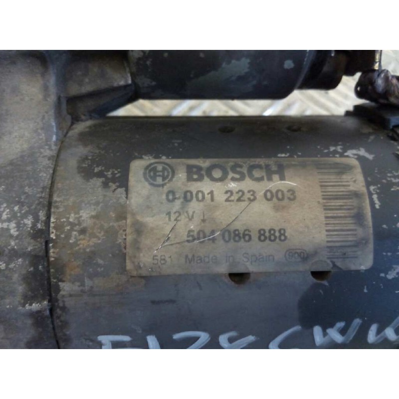 Recambio de motor arranque para iveco daily caja cerrada (1999 =>) 35 - c 13 caja cerrada referencia OEM IAM 504086888 000122300 - Blanco 2