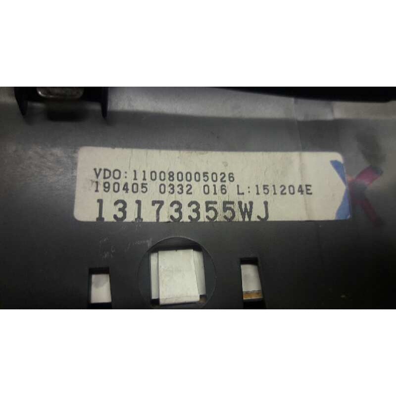 Recambio de cuadro instrumentos para opel corsa c referencia OEM IAM 13173355WJ - Rojo 5