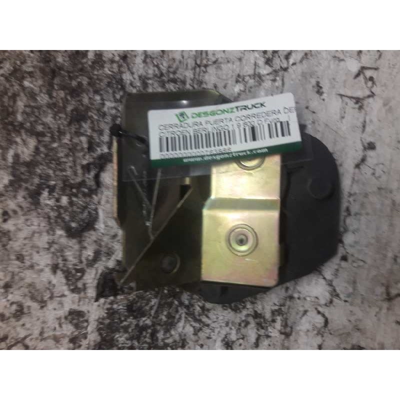 Recambio de cerradura puerta corredera derecha para citroën berlingo 1.9 600 d furg. referencia OEM IAM 2