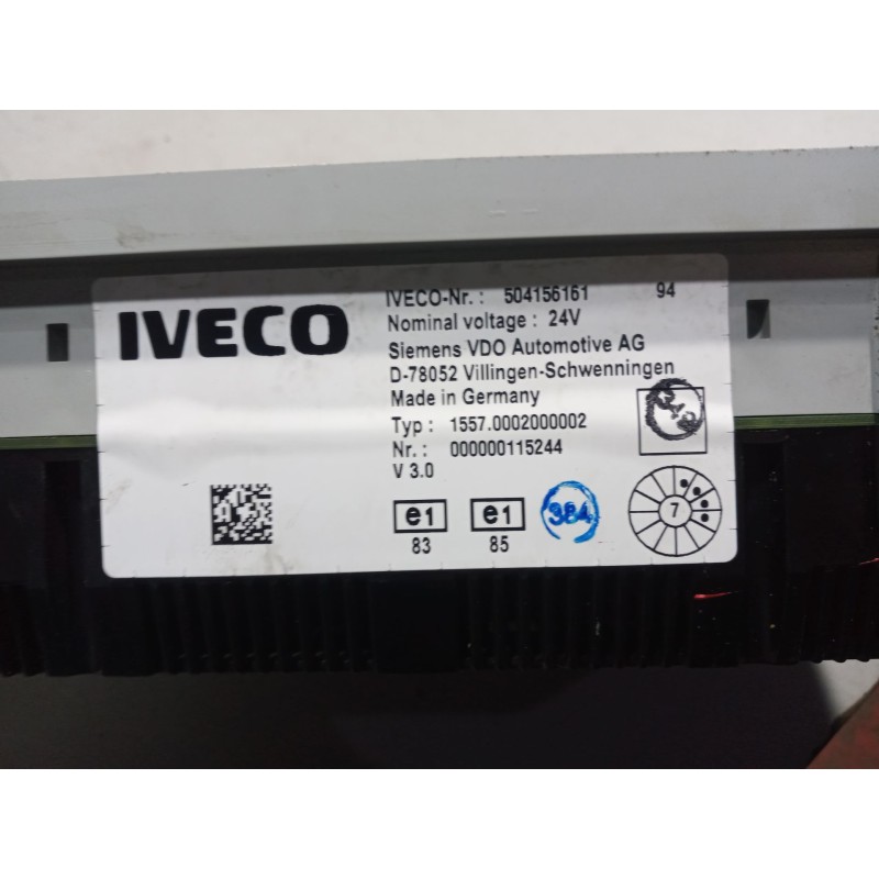 Recambio de cuadro instrumentos para iveco stralis (ad/at) 7.8 diesel referencia OEM IAM 504156161 2