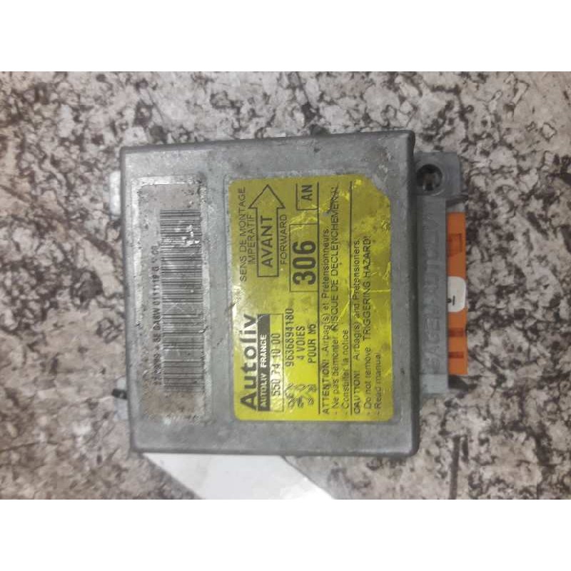 Recambio de centralita airbag para peugeot 306 berlina 3/4/5 puertas (s2) xs referencia OEM IAM 9636894180 550741000 18 PINS - Blanco
