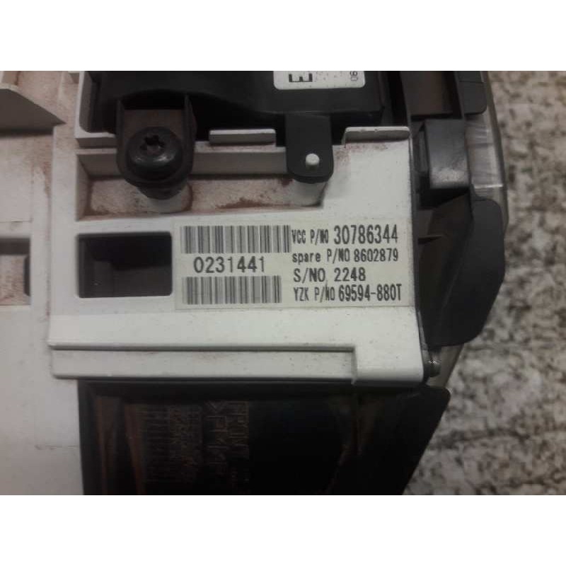 Recambio de cuadro instrumentos para volvo c30 d5 r-design referencia OEM IAM 30710071 30786344 8602879 - Azul 3