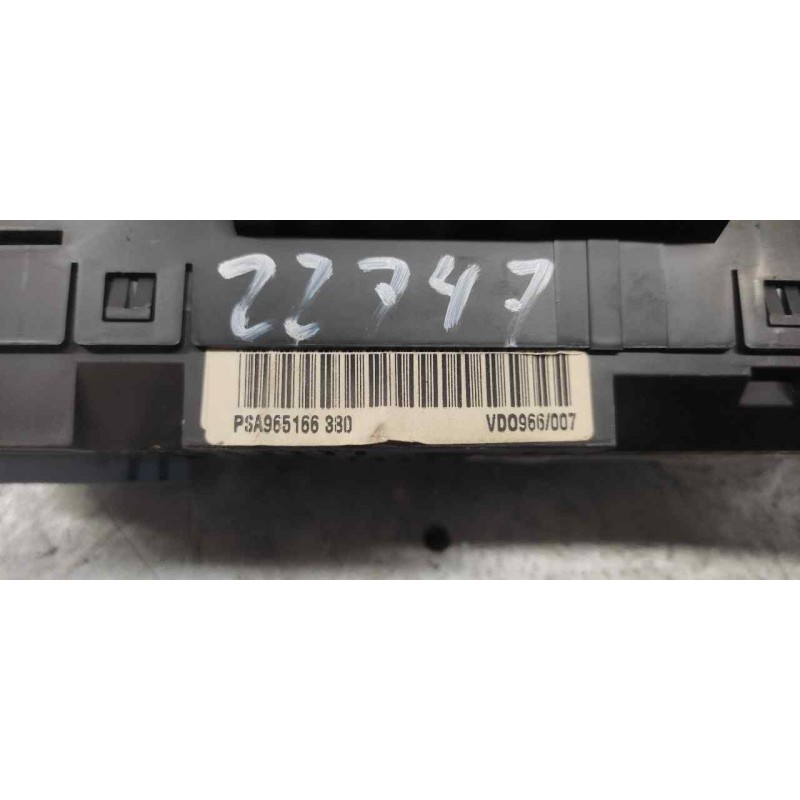 Recambio de cuadro instrumentos para citroën xsara picasso 2.0 hdi x referencia OEM IAM 965166880 VD0966007 2