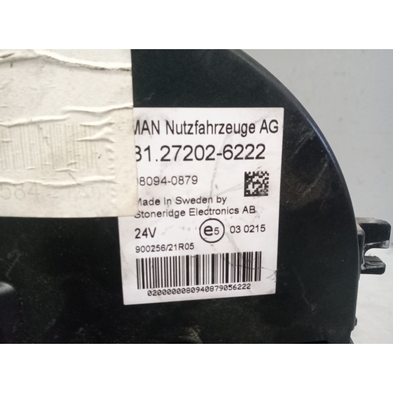 Recambio de cuadro instrumentos para man tgx 18.440 12.4 diesel referencia OEM IAM 81272026222 3