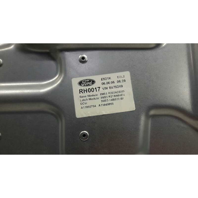 Recambio de elevalunas delantero derecho para ford focus c-max (cap) sport referencia OEM IAM 3M51R045H16 - Gris 2