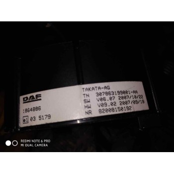 Recambio de anillo airbag para daf serie xf105.xxx fsa 4x2ld space-cab referencia OEM IAM 1864886  