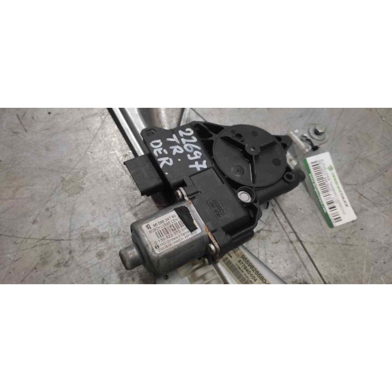 Recambio de elevalunas trasero derecho para peugeot 308 sport referencia OEM IAM 0130822370 9659834780 6 PINS - Gris 2