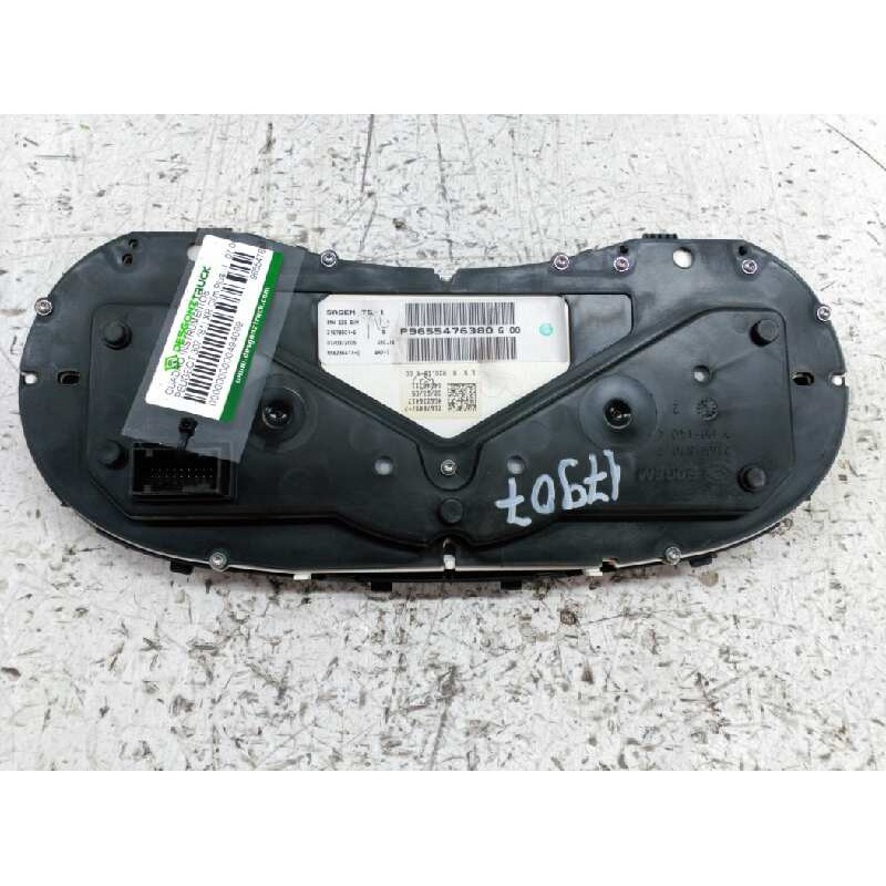 Recambio de cuadro instrumentos para peugeot 307 (s1) xr clim plus referencia OEM IAM 9655476380 - Blanco 2