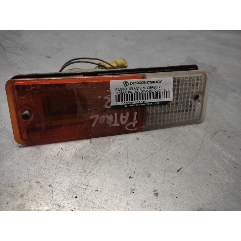 Recambio de piloto delantero derecho para nissan patrol (k/w260) corto ta referencia OEM IAM   