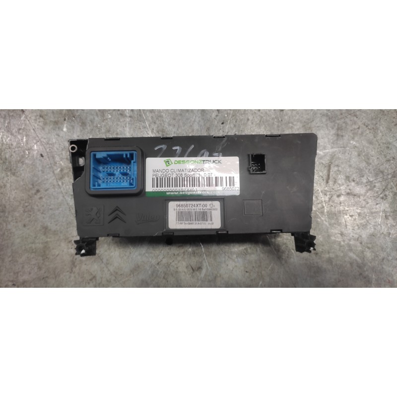 Recambio de mando climatizador para peugeot 308 sport referencia OEM IAM 96850724XT - Gris 2