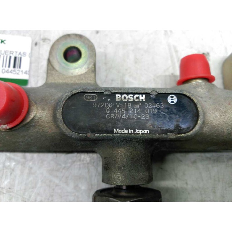 Recambio de rampa inyectora para peugeot 306 berlina 3/4/5 puertas (s2) boulebard referencia OEM IAM 0445214019 BOSCH 2