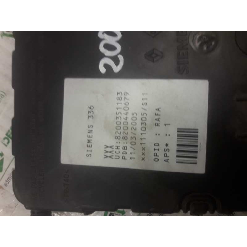 Recambio de caja reles / fusibles para renault megane ii berlina 5p confort dynamique referencia OEM IAM 8200351183 8200440679 1 - Negro 2