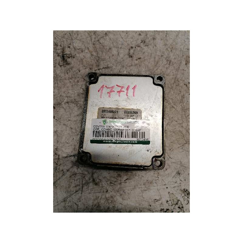 Recambio de centralita motor uce para opel combo (corsa c) referencia OEM IAM 8972406221 09391269 - Blanco 2