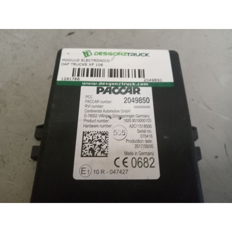 Recambio de modulo electronico para daf trucks xf 106 480 referencia OEM IAM 2049850 3
