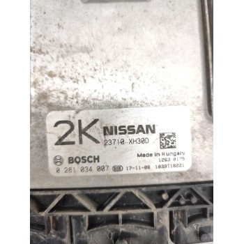 Recambio de centralita motor uce para nissan nv200 furgoneta 1.5 dci 90 (m20, m20m) referencia OEM IAM 0281034007  