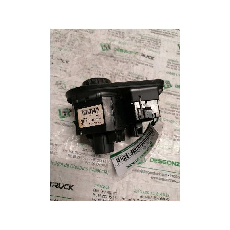 Recambio de mando luces para seat leon (1p1) comfort limited referencia OEM IAM 1P1941431B 10 PINS - Negro 5