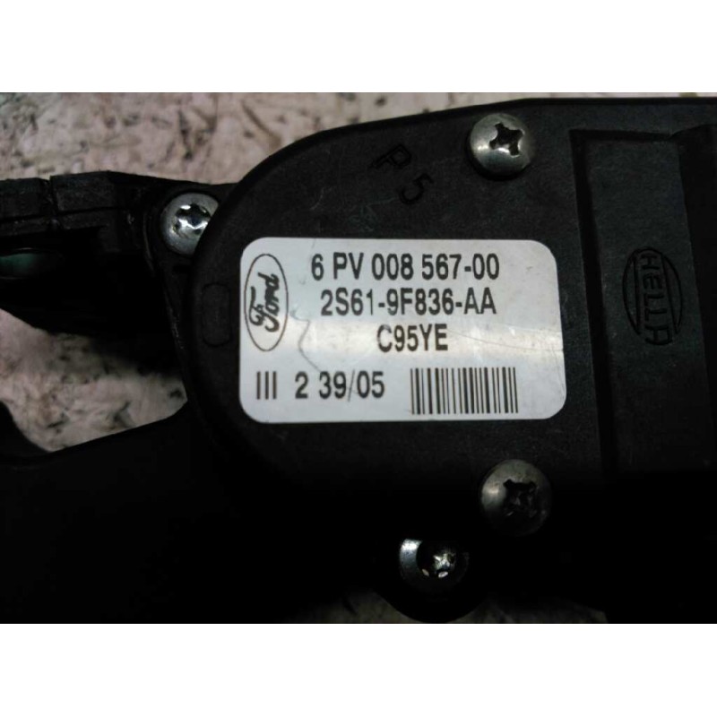 Recambio de potenciometro pedal para ford fusion (cbk) ambiente referencia OEM IAM 2S619F836AA 3