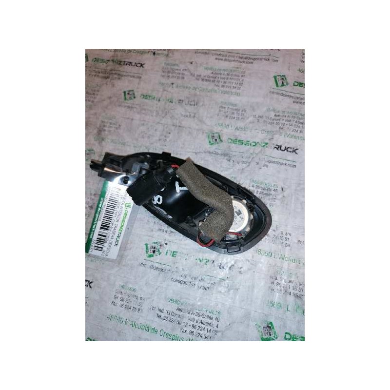 Recambio de maneta interior trasera derecha para seat leon (1p1) comfort limited referencia OEM IAM 5P0837114 2 PINS - Negro 2