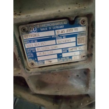 Recambio de despiece caja cambios para man tgx 18.xxx fg / 4x2 bl xl referencia OEM IAM 12AS2331TD 1353041057 81320046389