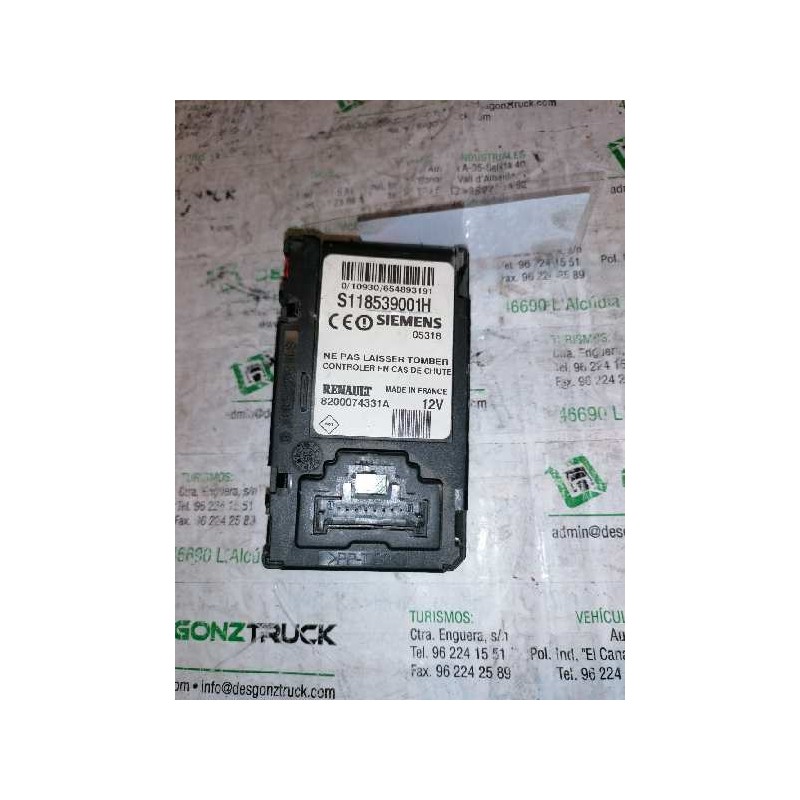 Recambio de conmutador de arranque para renault megane ii familiar authentique referencia OEM IAM 8200074331A S118539001H 5 PINS