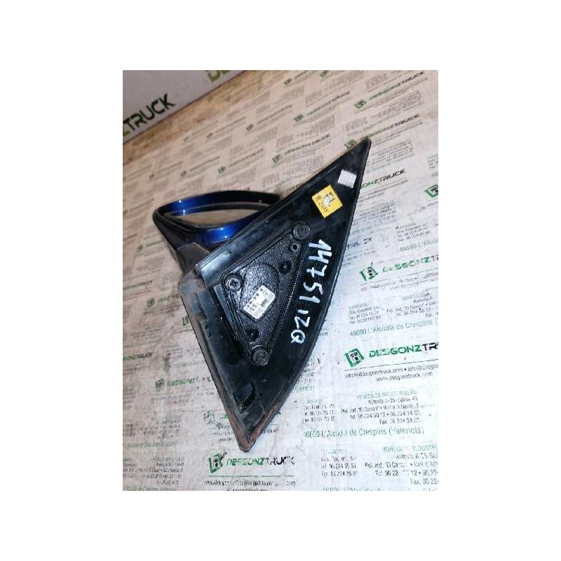 Recambio de retrovisor izquierdo para daewoo nubira berlina 1.6 cat referencia OEM IAM  5 PINS - Azul 2